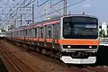 A Musashino Line E231-0 series 8-car EMU