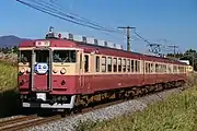 455 series and 413 series EMU which had been used by JR West on Nanao Line since 2020