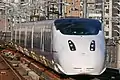 A JR Kyushu 800 series train set in January 2022
