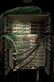 Servers in a rack