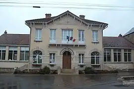 The town hall in Serzy-et-Prin