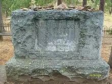 Grave of Seth Bullock and his wife Martha
