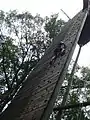 A Scout ascends the Trexler Scout Reservation COPE tower