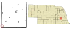Location of Cordova, Nebraska