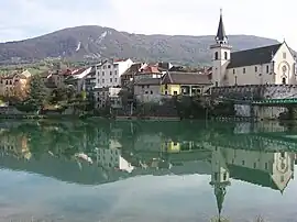 The village seen from the West