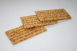 Halo! brand sesame seed biscuits
