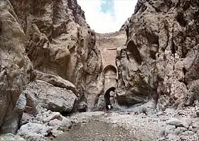 Shah Abbas Arch Dam (Tagh E Shah Abbas), Tabas County, South Khorasan Province, Iran (2011)