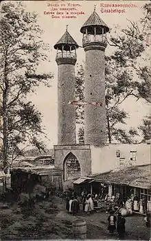 Shah Abbas mosque in Ganja, early 1900s