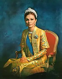 Farah Pahlavi, is the widow of Mohammad Reza Pahlavi and was the Shahbanu (empress) of Iran.
