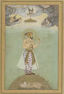 "Shah Jahan on a globe" from the Smithsonian Institution
