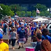 Deadheads at the July 3, 2015 show at Soldier Field, Chicago, Illinois