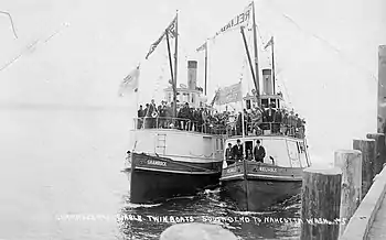 Shamrock and Reliable on Willapa Bay