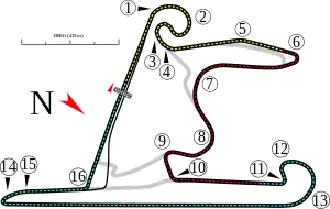 Layout of the Shanghai International Circuit