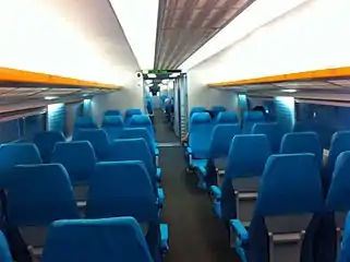 Shanghai Maglev standard passenger interior
