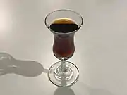 A glass of Shaoxing wine