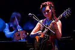 Shara Nova performing with My Brightest Diamond at the Pabst Theater in Milwaukee in 2006.