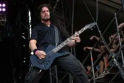 Sharlee D'Angelo performing at Wacken Open Air 2006