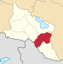 Location in the Erivan Governorate