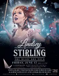 Promotional poster for Stirling's tour