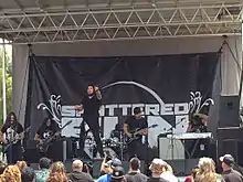 Shattered Sun performing in Chula Vista, CA during the 2015 Rockstar Energy Drink Mayhem Festival