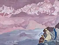 Nicholas Roerich. She who leads. 1943