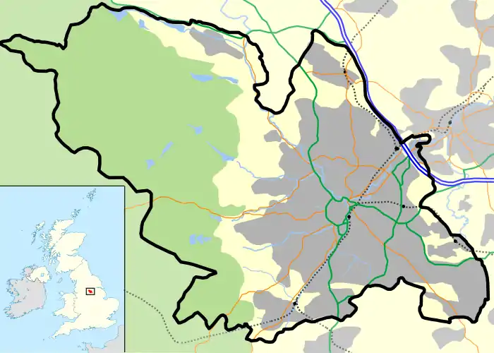 Tinsley is located in Sheffield