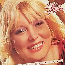 Sheila Andrews on the cover of her album Lovesick