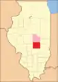 Shelby county from the time of its creation to 1829, including a large tract of unorganized territory temporarily attached to it, whose precise border was not defined.