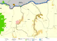 Map of Sherman County