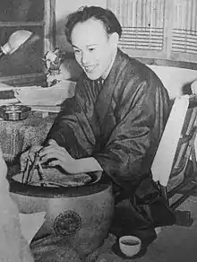 Shiina Rincon in 1948 (Asahi Shinbun)