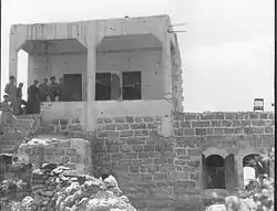 Members of the Yiftach Brigade in Shiltah during Operation Danny. 1948