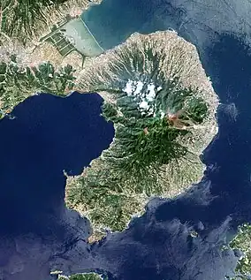 Landsat image of Shimabara Peninsula