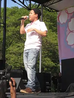 Shota Shimizu performing at Japan Day 2008 in Central Park, New York City