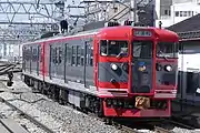 A Shinano Railway 115 series EMU in March 2018