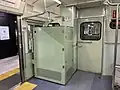 Retrofitted equipment cabinet for ATS-P and ATS-Ps on Shinano Railway 115 series