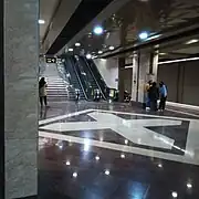 Shiraz Metro-Namazi Station-Esclators and Stairs