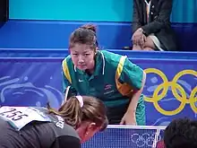 Shirley Zhou at the Sydney 2000 Olympics
