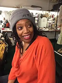 Shona in her dressing room for To Kill a Mockingbird