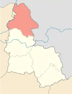 Raion location in Sumy Oblast