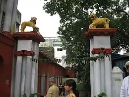 Singh Dwar (Lion gate) at Shobhabazar Rajbari