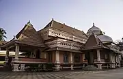 Side view of temple