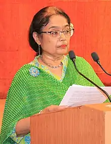 Priti Sengupta at Gujarat Vishwakosh Trust; February 2020