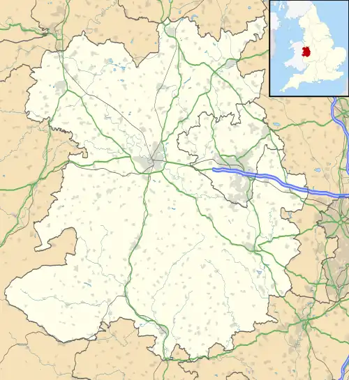 Whitchurch is located in Shropshire