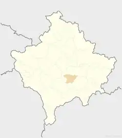 ShtimeŠtimlje is located in Kosovo