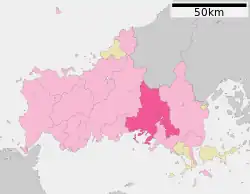 Location of Shūnan