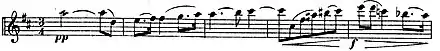 line of musical score