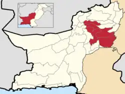Map of Sibi Division