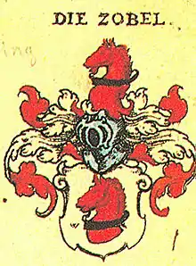 Melchior Zobel von Giebelstadt's coat of arms