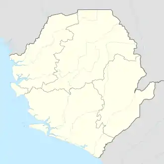 Blama is located in Sierra Leone