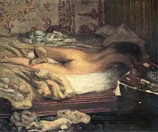 Pierre Bonnards wife, Siesta (1900)